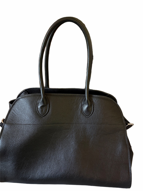 Source Unknown Handbags - Margaux style quite luxury classic black leather big hand/ shoulder bag.